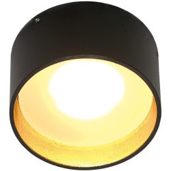 Bopp Dekorring One Gold/Schwarz Aluminium 10 cm 6 cm - Farbe: Schwarz/Gold - LED - Dekorring- LED Energiesparlampe