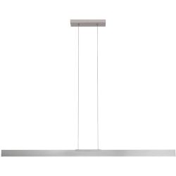 Bopp Pendellampe Nano Silber Aluminium 1 cm 140 cm - Farbe: Aluminium geschliffen - LED - Lichtfarbe: Extra warmweiss - Pendellampe- LED
