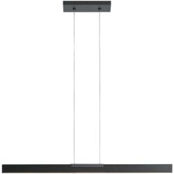 Bopp Pendellampe Nano Schwarz Aluminium 1 cm 140 cm - Farbe: schwarz pulverbeschichtet - LED - Lichtfarbe: Extra warmweiss - Pendellampe- LED