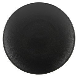 Revol Frühstücksteller Equinoxe Schwarz Porzellan 16 cm - Farbe: schwarz matt - Frühstücksteller