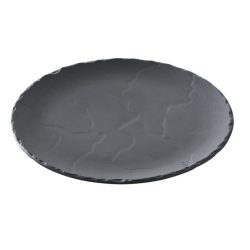 Teller Revol Schwarz Porzellan 20 cm - Farbe: schiefer - Teller