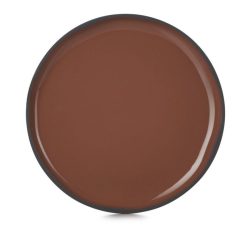Revol Dessertteller Caractère Braun Porzellan 15 cm - Farbe: Zimt - Dessertteller