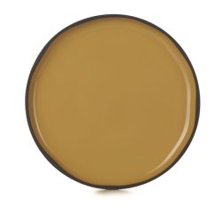 Revol Dessertteller Caractère Gelb Porzellan 15 cm - Farbe: kurkuma - Dessertteller