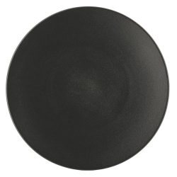 Revol Servierteller Equinoxe Schwarz Porzellan 31.5 cm - Farbe: schwarz matt - Servierteller