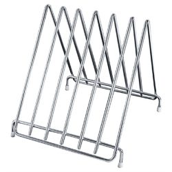 Schneidebrett Contacto Bander Silber Metall 32 cm 27 cm - Schneidebrett