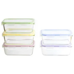 Diverse Vorratsglas Pebbly Transparent Kunststoff 18.5 cm 5.5 cm - Material: Kunststoff/Silikon - Vorratsglas