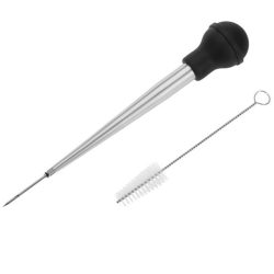 Spritze Westmark Edelstahl Kunststoff 5.6 cm - Material: Edelstahl/Silikon - Spritze