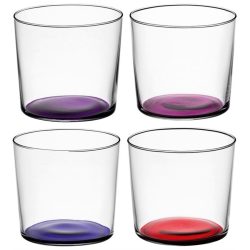 LSA International Becher-Set Coro Lila Glas 0.31 l - Farbe: Berry - Becher-Set