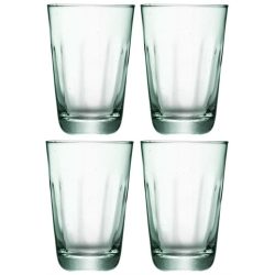 LSA - Longdrinkbecher, 4Stk, 350 ml, Grün Transparent