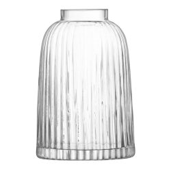 LSA International Vase Pleat Transparent Glas 20.9 cm - Farbe: glasklar - Vase