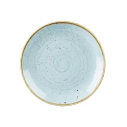 Churchill Teller flach Stonecast Duck Egg Coupe; 28.8 cm (Ø); hellblau/braun; rund; 12 Stück / Pack