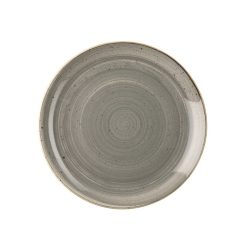 Churchill Teller flach Stonecast Peppercorn Coupe; 28.8 cm (Ø); grau/braun; rund; 12 Stück / Pack
