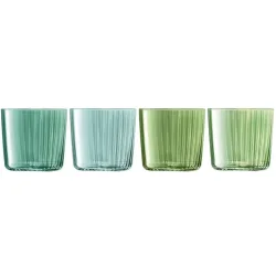 LSA Gems Tumbler 310ml Glas 4-tlg. Jadegrün