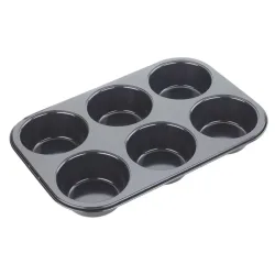 6er Backform jumbo Muffin 32x22x4cm Antihaft