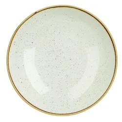 Churchill Teller tief Stonecast Barley White Coupe; 2400 ml, 31x4.4 cm (ØxH); weiss/braun; rund; 6 Stück / Pack