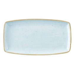 Churchill Oblong Platte Stonecast Duck Egg; 35x28.5 cm (LxB); hellblau/braun; rechteckig; 6 Stück / Pack