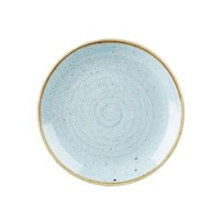 Churchill Teller flach Stonecast Duck Egg Coupe; 26 cm (Ø); hellblau/braun; rund; 12 Stück / Pack