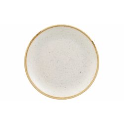 Churchill Teller flach Stonecast Barley White Coupe; 21.7 cm (Ø); weiss/braun; rund; 12 Stück / Pack