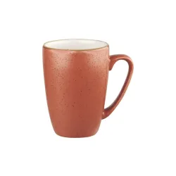 Churchill Becher Stonecast Orange; 10.6x11 cm (ØxH); orange/braun; 12 Stück / Pack