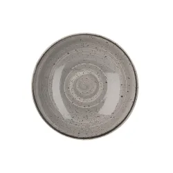 Churchill Schale tief Stonecast Peppercorn Coupe; 1136 ml, 24.8x3.6 cm (ØxH); grau/braun; rund; 12 Stück / Pack