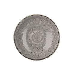 Churchill Schale tief Stonecast Peppercorn Coupe; 1136 ml, 24.8x3.6 cm (ØxH); grau/braun; rund; 12 Stück / Pack