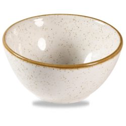 Churchill Snack Schale Stonecast Barley White; 400 ml, 13 cm (Ø); weiss/braun; rund; 12 Stück / Pack