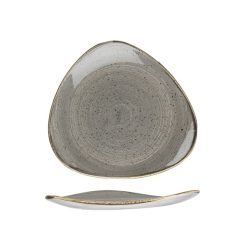Churchill Teller Stonecast Peppercorn dreieckig; 19.2 cm (B); grau/braun; dreieckig; 12 Stück / Pack