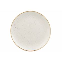 Churchill Teller flach Stonecast Barley White Coupe; 32.4 cm (Ø); weiss/braun; rund; 6 Stück / Pack