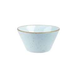 Churchill Bowl Stonecast Duck Egg Snack; 340 ml, 12.1x6.5 cm (ØxH); hellblau/braun; rund; 12 Stück / Pack