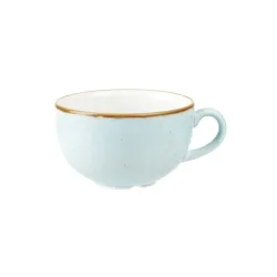 Churchill Cappuccino Tasse Stonecast Duck Egg; 460 ml, 11x7 cm (ØxH); hellblau/braun; rund; 6 Stück / Pack