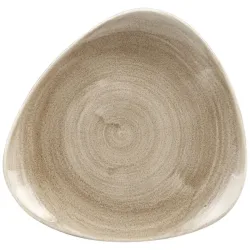 Churchill Teller flach Stonecast Braun/Grau Porzellan 22.9 cm - Farbe: taupe - Teller flach