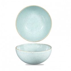 Churchill Bowl Stonecast Duck Egg Nudeln; 1075 ml, 18.3 cm (Ø); hellblau/braun; rund; 6 Stück / Pack