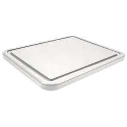 Lagotto Schneidebrett Polypres Weiss Kunststoff 26.5 cm 32.5 cm - Material: HDPE - Schneidebrett