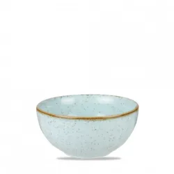 Churchill Bowl Stonecast Duck Egg Suppe; 470 ml, 13.2x6.3 cm (ØxH); hellblau/braun; rund; 12 Stück / Pack