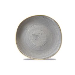 Churchill Teller flach Stonecast Peppercorn organisch; 26.4 cm (B); grau/braun; organisch; 12 Stück / Pack