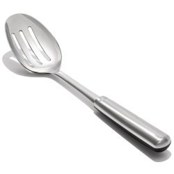 OXO - Geschlitzter Servierlöffel, 30cm, Chrom