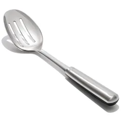 OXO - Geschlitzter Servierlöffel, 30cm, Chrom