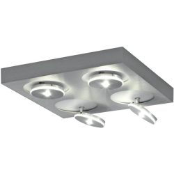Escale Spot Spot it Silber Aluminium 40 cm 5 cm - Farbe: Aluminium geschliffen - LED - Lichtfarbe: Extra warmweiss - Spot- LED Energiesparlampe