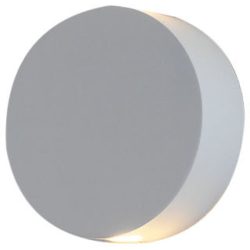 Escale Wandlampe Sun Weiss Aluminium 13 cm - LED - Lichtfarbe: Extra warmweiss - Wandlampe- LED Energiesparlampe