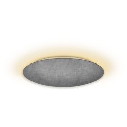 Escale Deckenlampe Blade Grau Aluminium 59 cm 3.5 cm - Farbe: betongrau - LED - Lichtfarbe: Extra warmweiss - Deckenlampe- LED Energiesparlampe