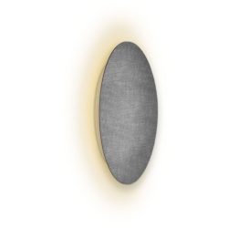 Escale Deckenlampe Blade Grau Aluminium 24 cm 3.5 cm - Farbe: betongrau - LED - Lichtfarbe: Extra warmweiss - Deckenlampe- LED Energiesparlampe