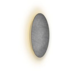 Escale Deckenlampe Blade Grau Aluminium 18 cm 3.5 cm - Farbe: betongrau - LED - Lichtfarbe: Extra warmweiss - Deckenlampe- LED Energiesparlampe