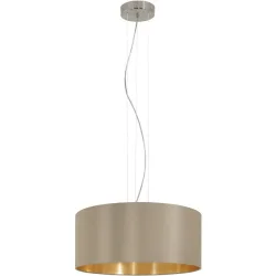 Eglo Pendellampe Maserlo Nickel-matt B 53 cm