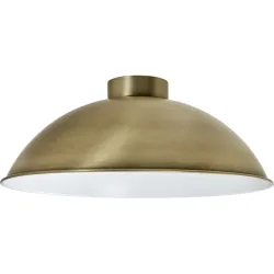 Lampenschirm Annabell Gold Metall 36 cm 15 cm - Farbe: messing - Lampenschirm