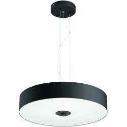 Pendellampe Philips Hue Schwarz Kunststoff 46.6 cm 18 cm - LED - Lichtfarbe: Warmweiss - Kaltes Tagesweiss - Pendellampe- LED Energiesparlampe
