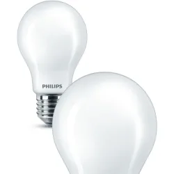 Leuchtmittel Philips Glas E27 60 W - Farbe: Weiss - LED - Lichtfarbe: Kaltes Tageslichtweiss - Leuchtmittel- LED Leuchtmittel