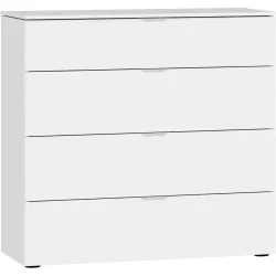 Kommode Arena Beimöbel Weiss Holzwerkstoff 90 cm 43 cm - Kommode
