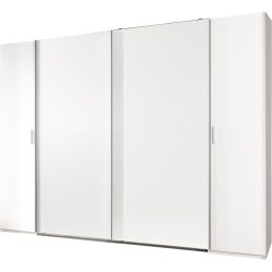 Kleiderschrank Filipo Weiss Holzwerkstoff/Holz/Metall 272 cm 65 cm 210 cm - Kleiderschrank