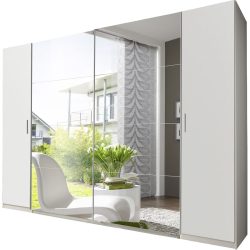 Kleiderschrank Filipo Weiss Holzwerkstoff 272 cm 65 cm 210 cm - Kleiderschrank