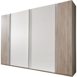 Kleiderschrank Filipo Braun Holzwerkstoff 272 cm 65 cm 210 cm - Farbe: Eiche sägerau - Kleiderschrank